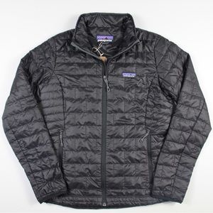 Patagonia Womens Nano Puff Black Jacket Small New With Defects